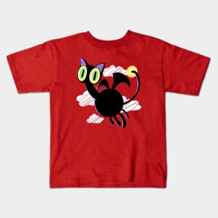 Devilman Crybaby Cat Demon Kids T-Shirt